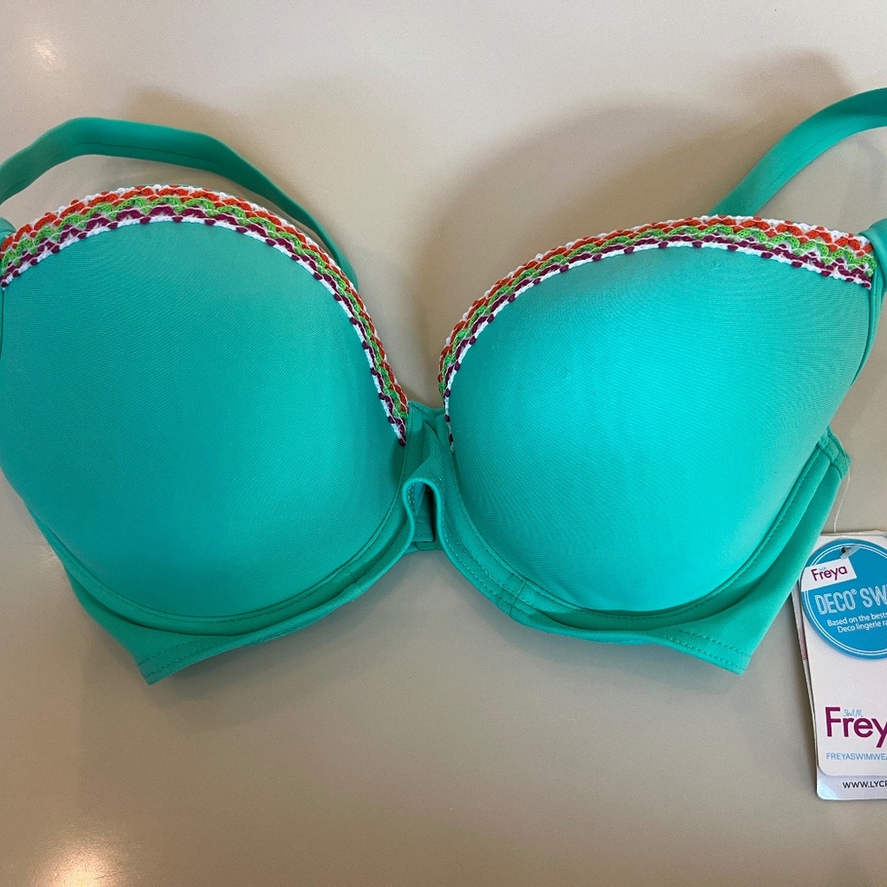 Freya Turquoise Bikini Top